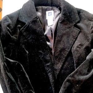 Womens velvet jacket gap size 2